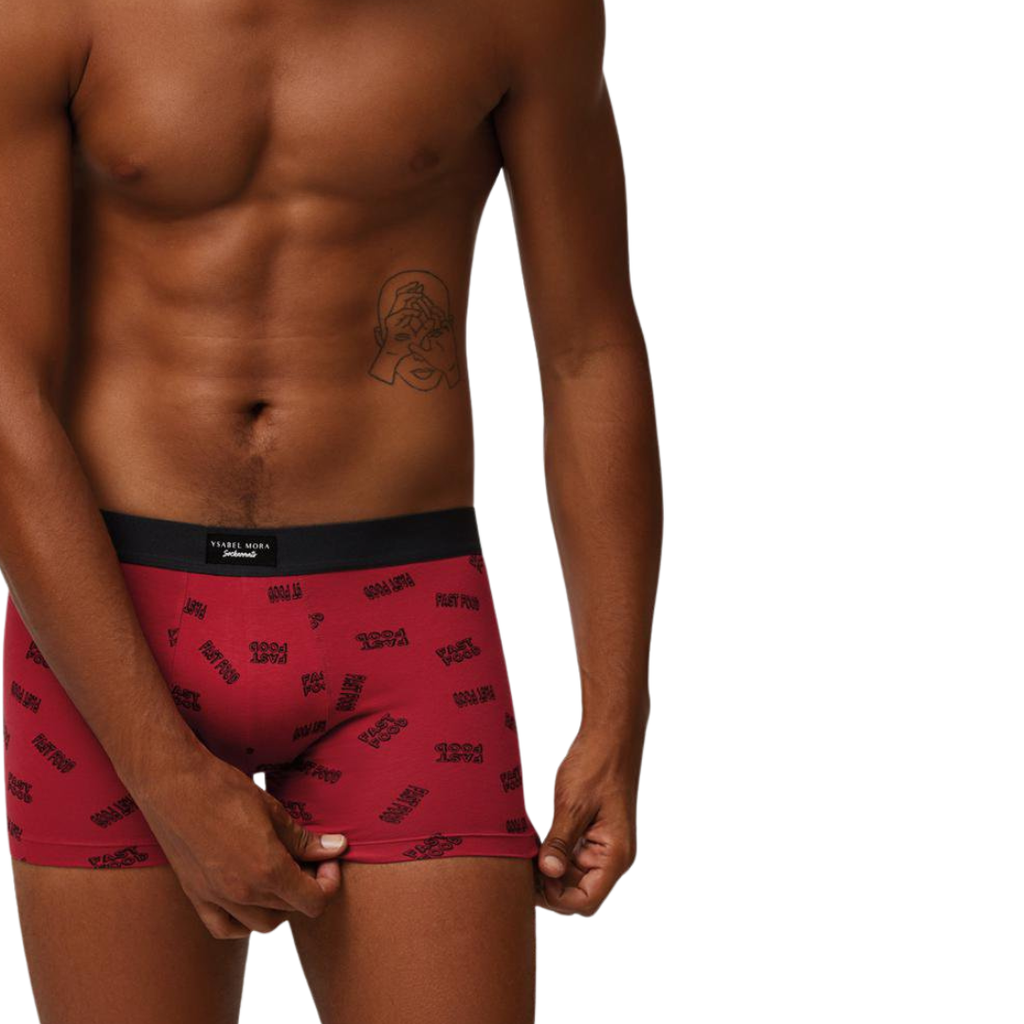 Boxer BI-PACK Uomo in cotone fantasia fast food