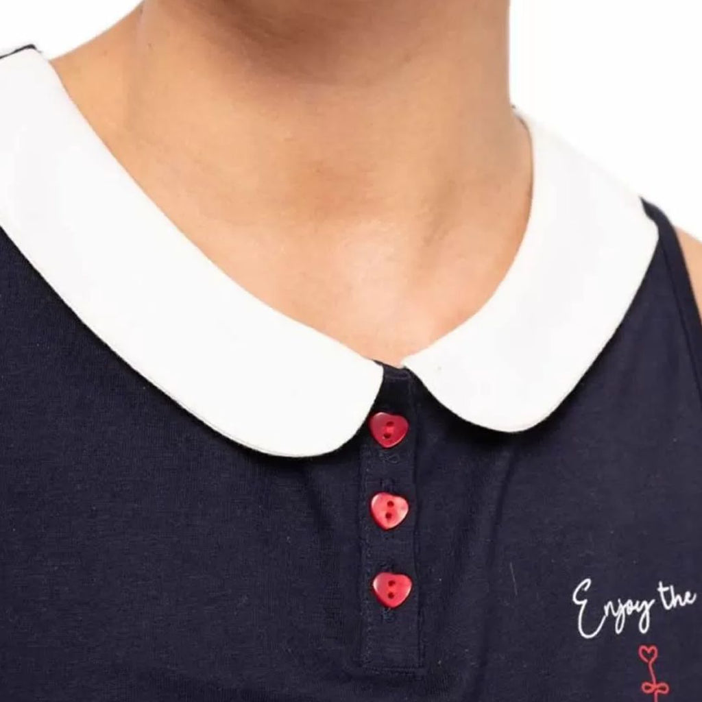 Pigiama Donna spalla larga e pantaloncino corto stile pin up