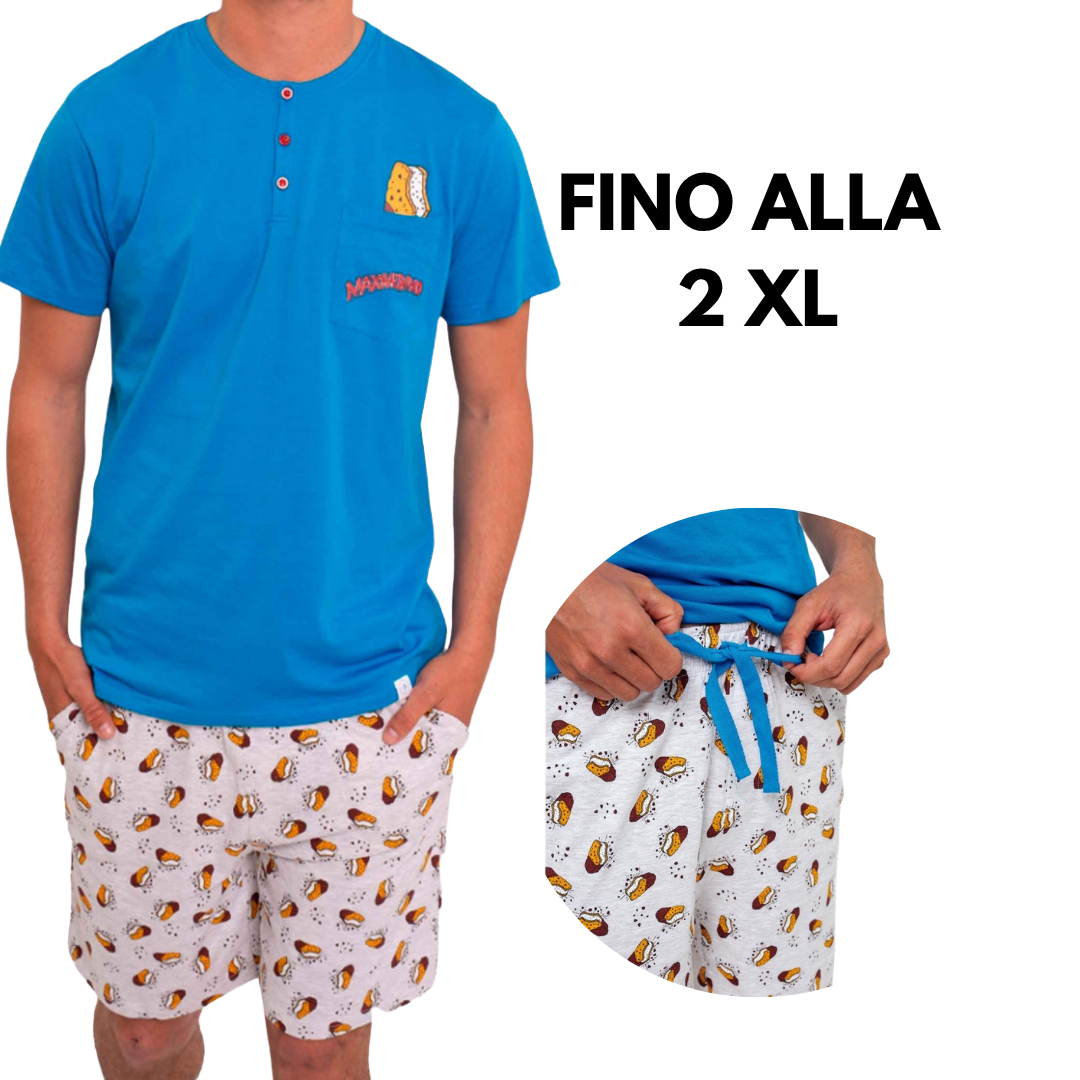 PIGIAMA M/M "MAXIVERANO" BISCOTTO GELATO