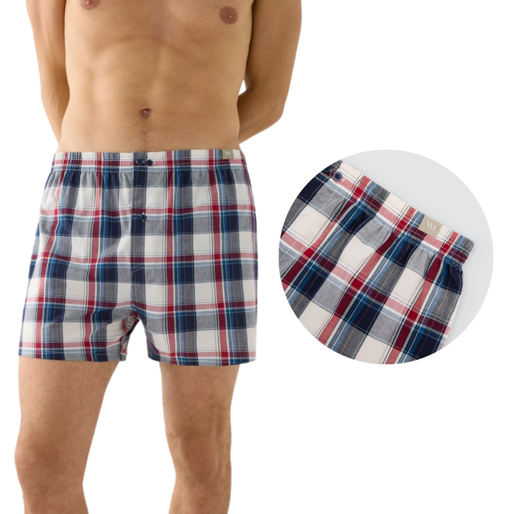 Boxer da Uomo in Cotone a Quadri