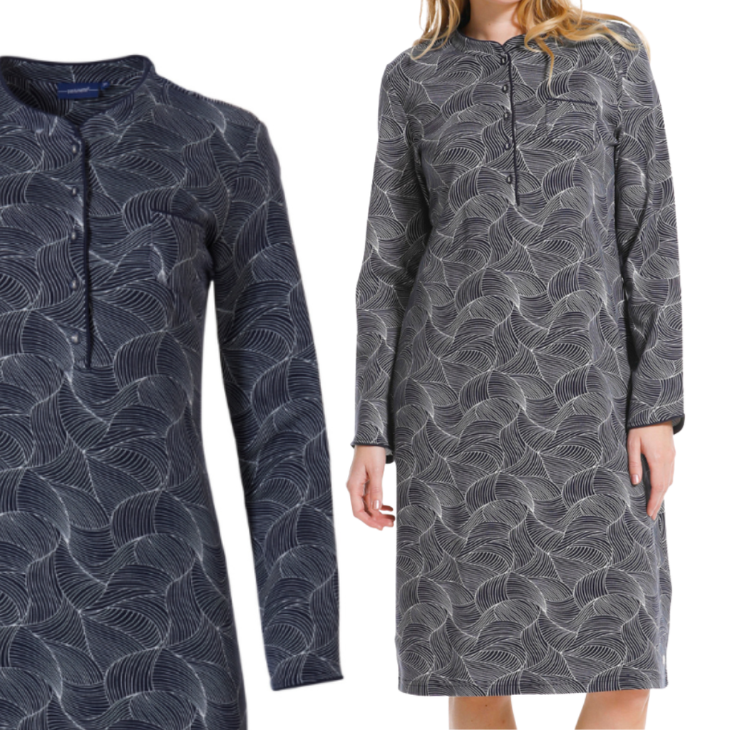 Camicia da notte m/l pastunette  FANTASIA