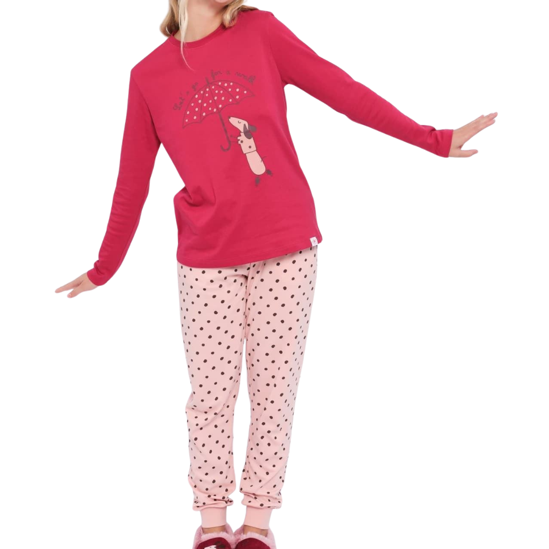 Pigiama muydemi m/l inverno bassotto