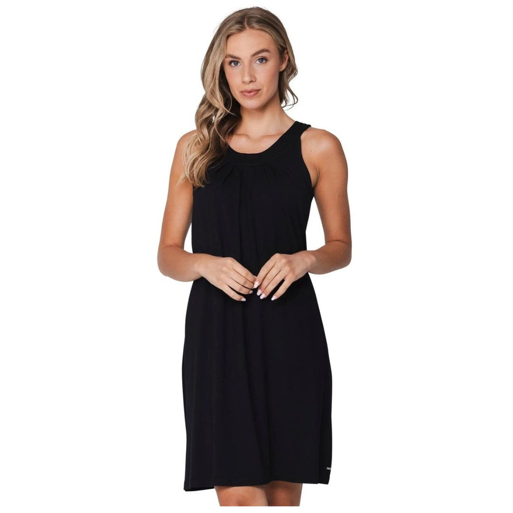 beach dress vestito corto nero  PASTUNETTE
