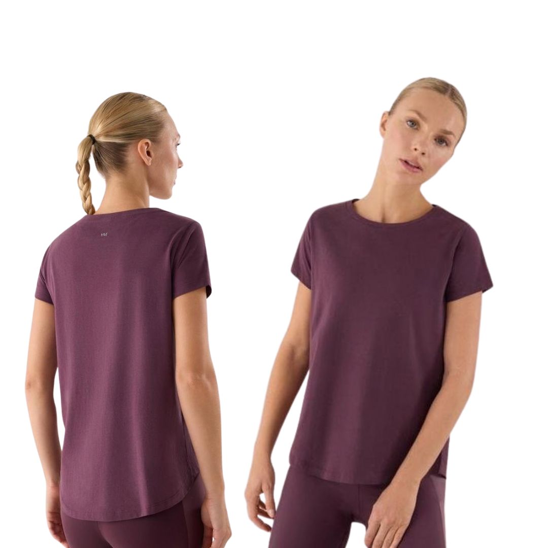 T-Shirt Comfort Active in Misto Cotone – Taglio Arrotondato