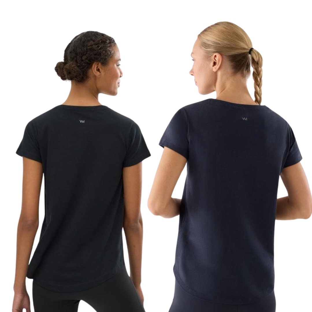 T-Shirt Comfort Active in Misto Cotone – Taglio Arrotondato