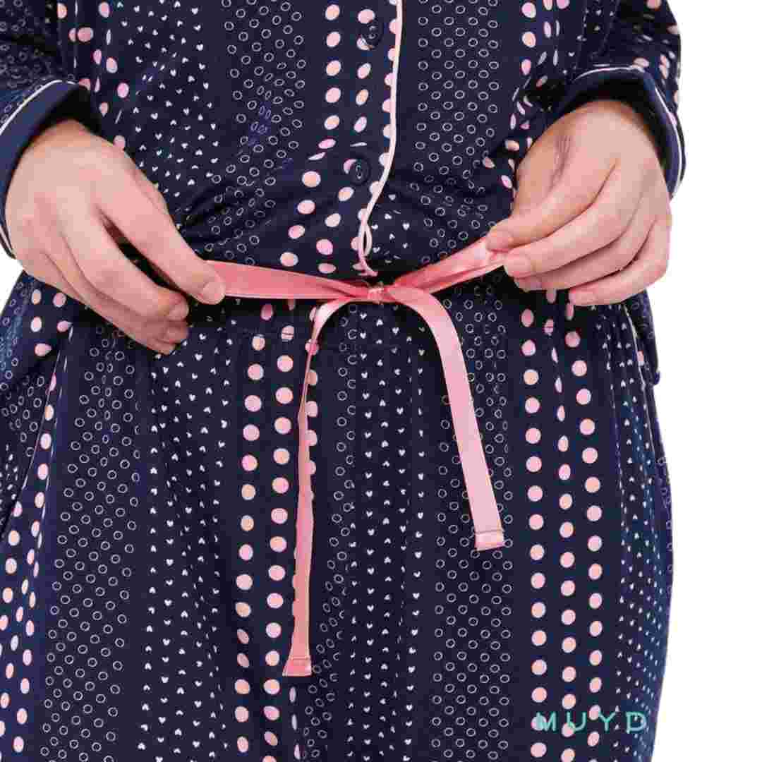 Pigiama Donna aperto a pois