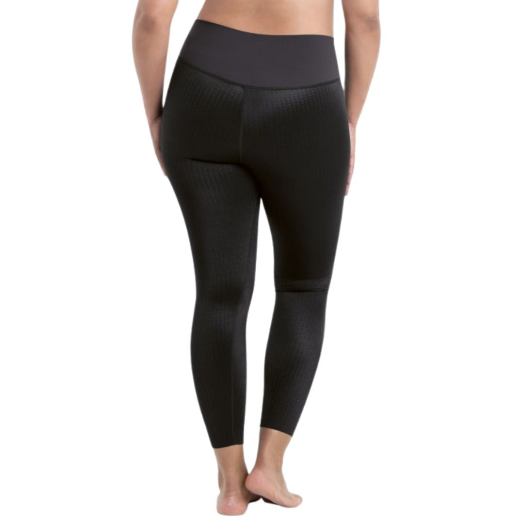 Leggings massaggiante Sport Donna con fascia alta avvolgente