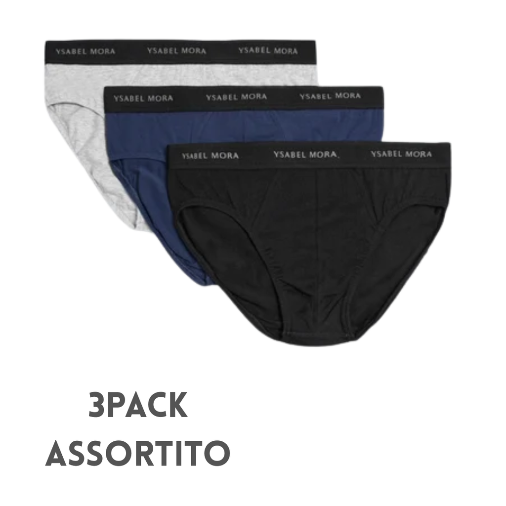 Tris Slip Uomo COTONE  Ysabel Mora