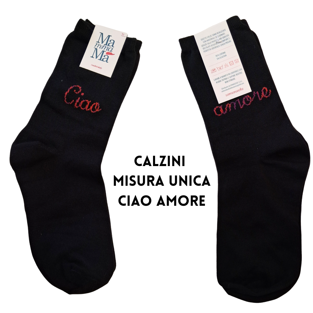 Box 3 Pack Calzini "Mamma Ma" – Hello Weekend, Ciao Amore, Sti Ca