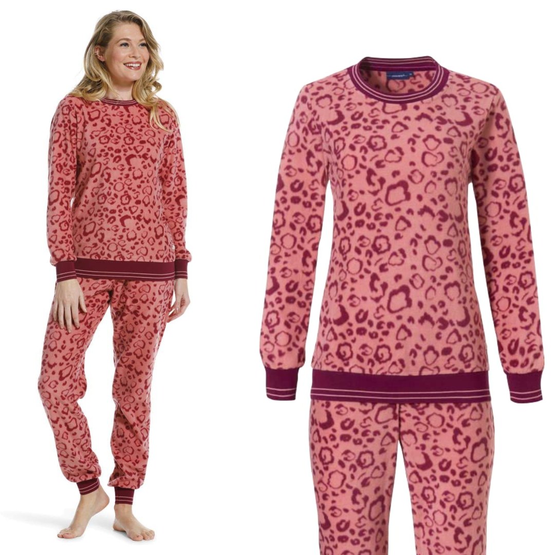PIGIAMA  pastunette DONNA LEOPARDATO