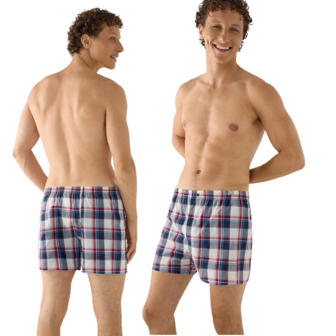 Boxer da Uomo in Cotone a Quadri