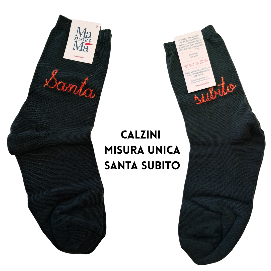 Box 3 Pack Calzini "Mamma Ma" – Wonder Woman, Santa Subito, Odio i Lunedì