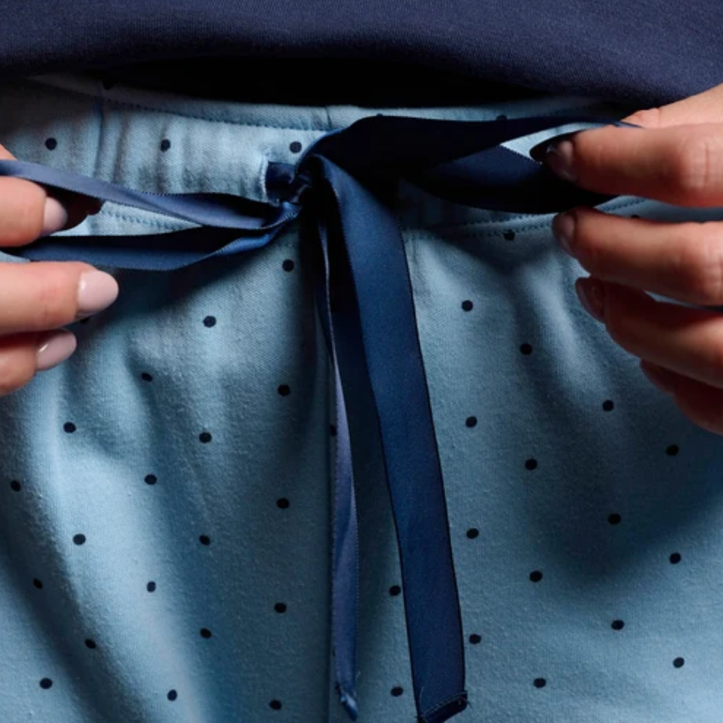 Pigiama in Cotone Felpato Donna "Polka Dot"