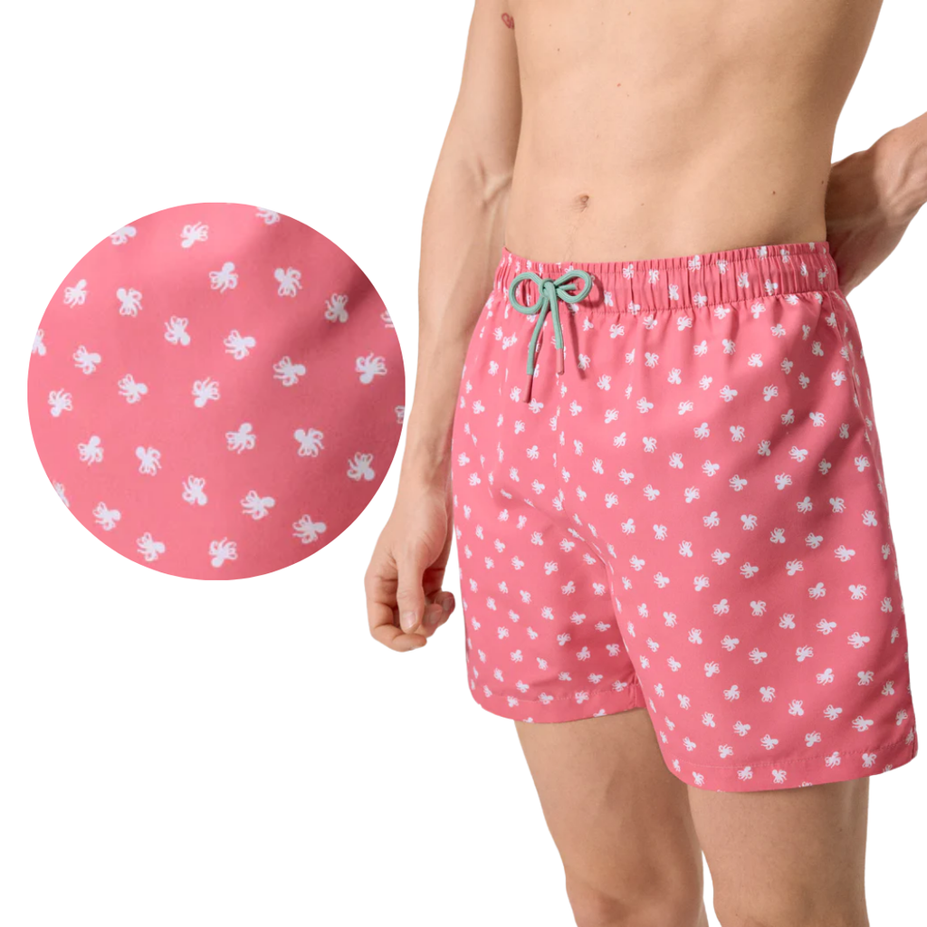 COSTUME MARE UOMO CON DISEGNI POLPO