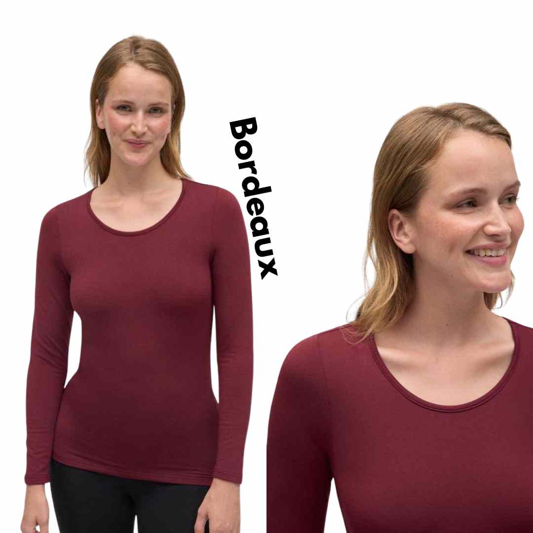 Maglietta termica da donna a maniche lunghe