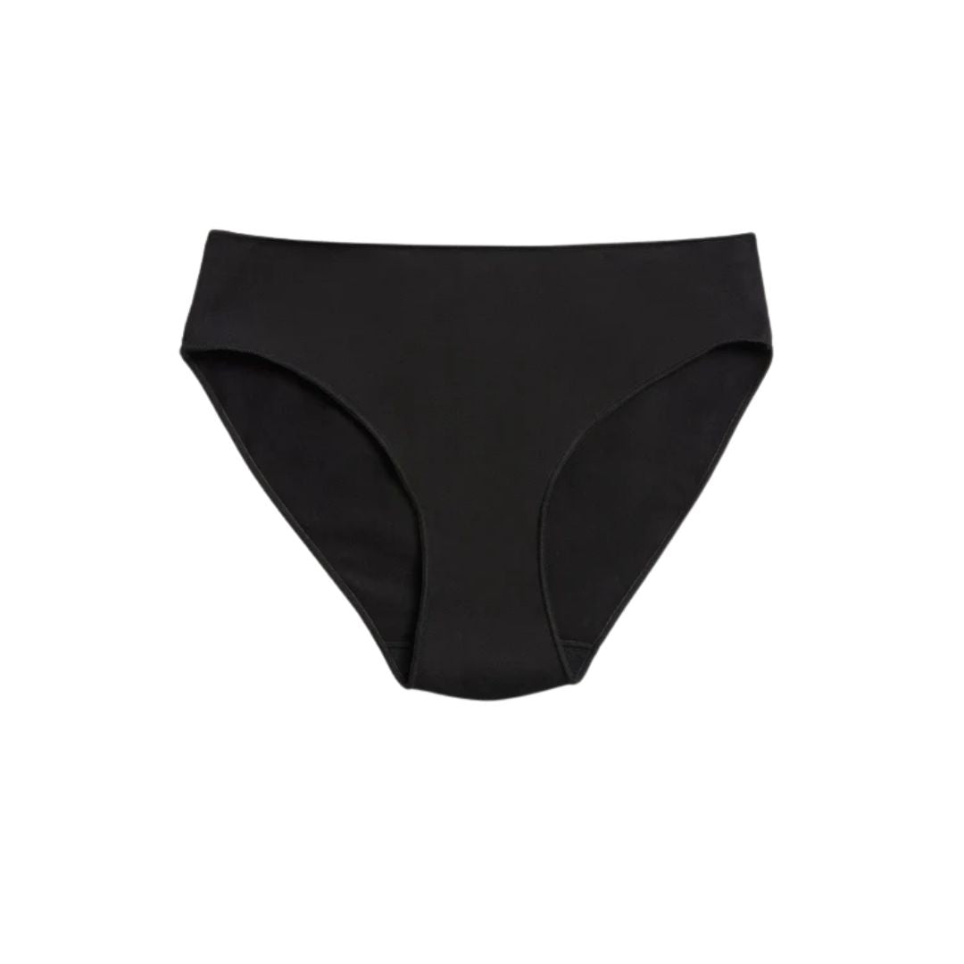 Slip Donna midi in cotone con tassello in spugna