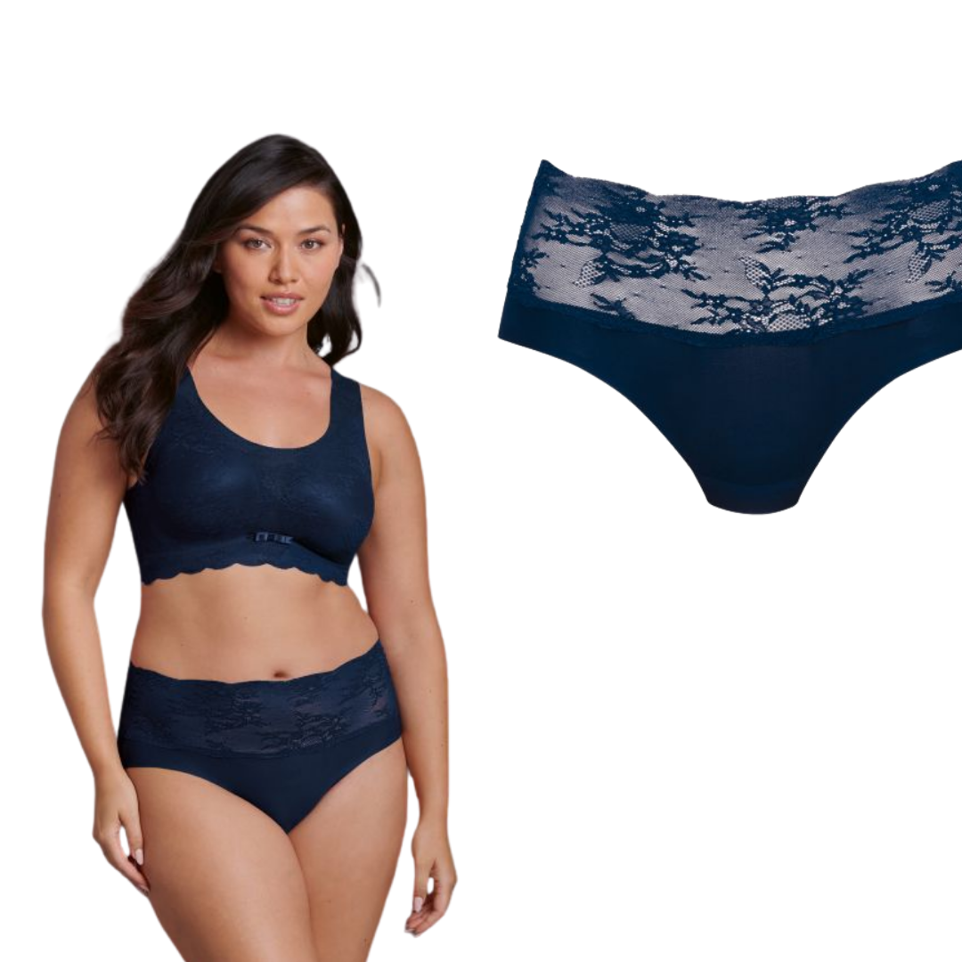 Slip Essentials Anita con pizzo cuciture termosaldate invisibili
