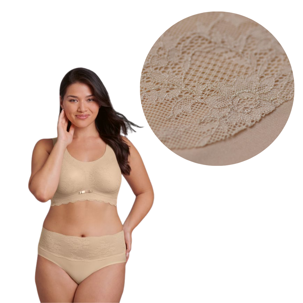 Slip Essentials Anita con pizzo cuciture termosaldate invisibili