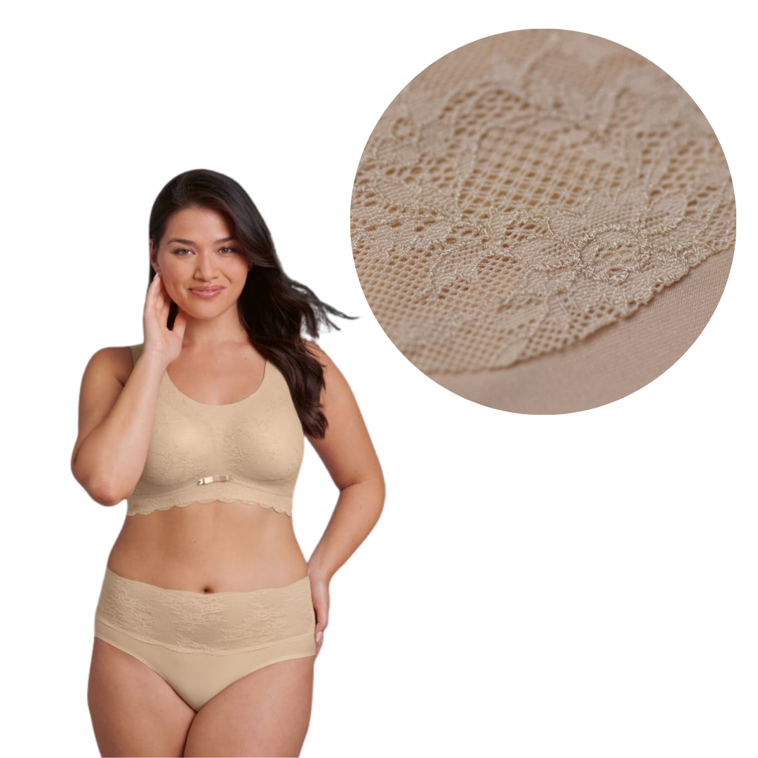 Slip Essentials Anita con pizzo cuciture termosaldate invisibili