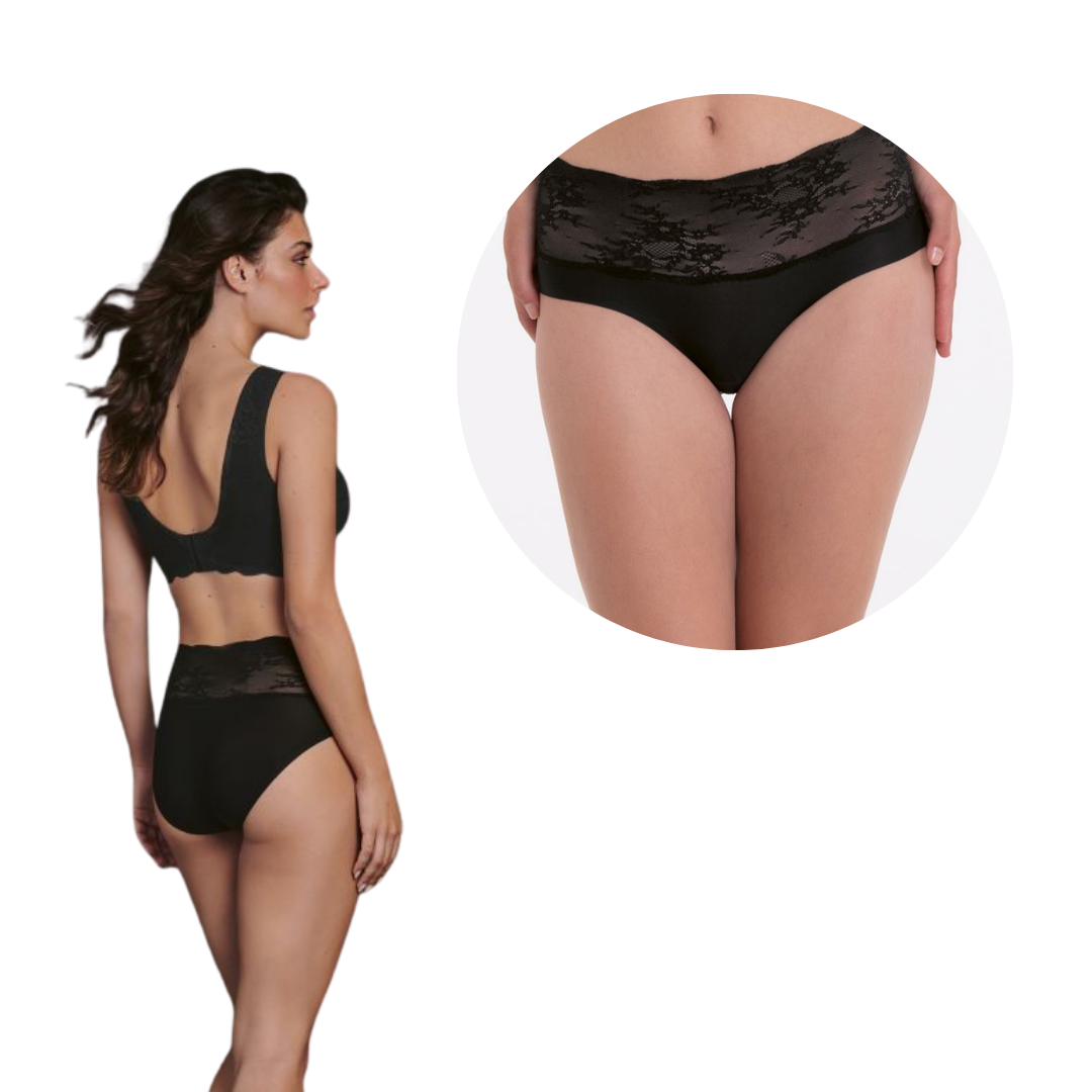 Slip Essentials Anita con pizzo cuciture termosaldate invisibili