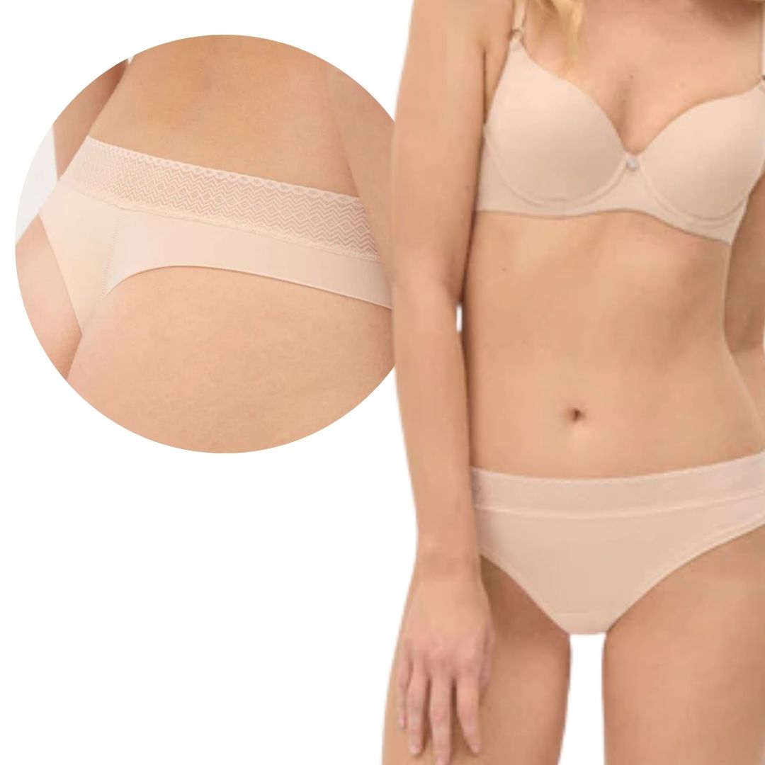 Perizoma Tanga senza cuciture con pizzo misura unica