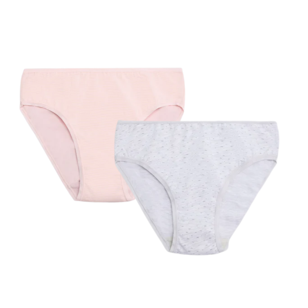 SLIP MIDI BI-PACK  GIALLO - CELESTE - ROSA