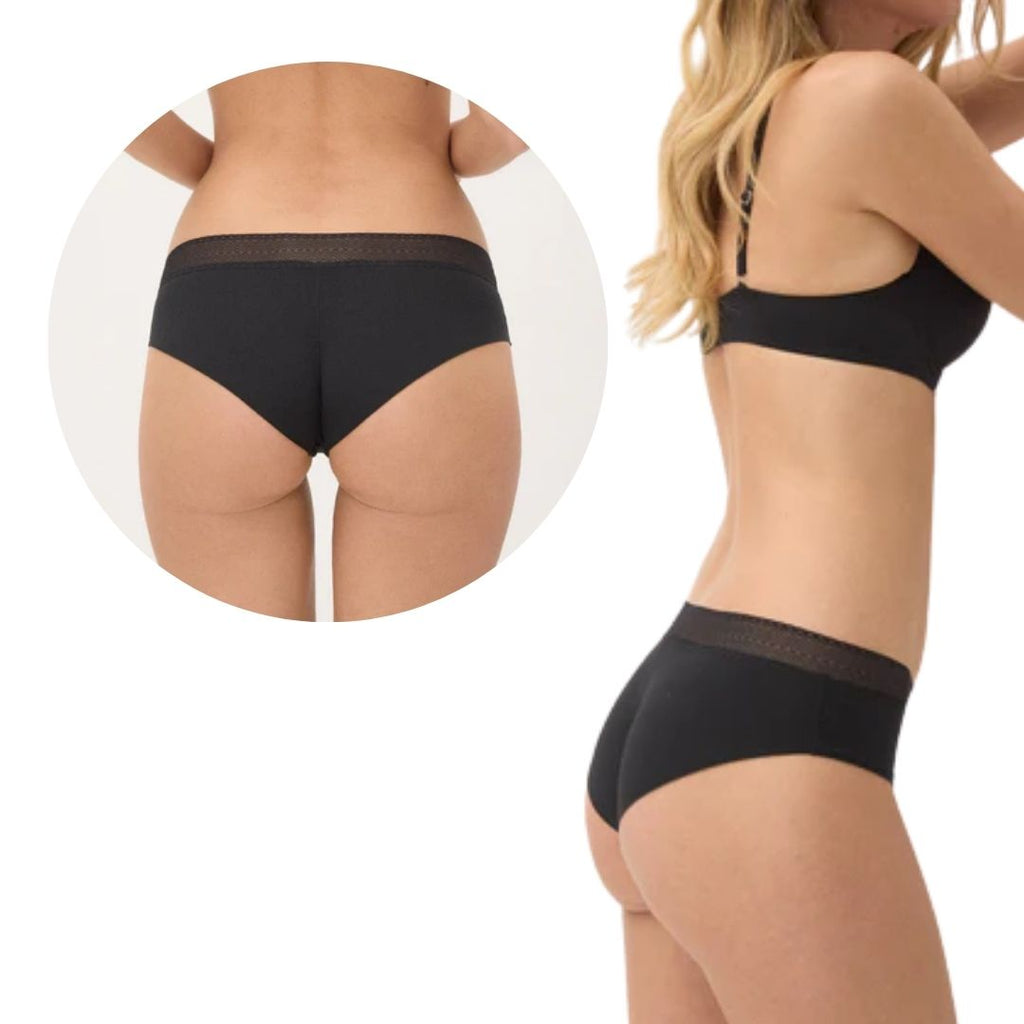 SLIP SHORTY con pizzo stile brasiliano misura unica