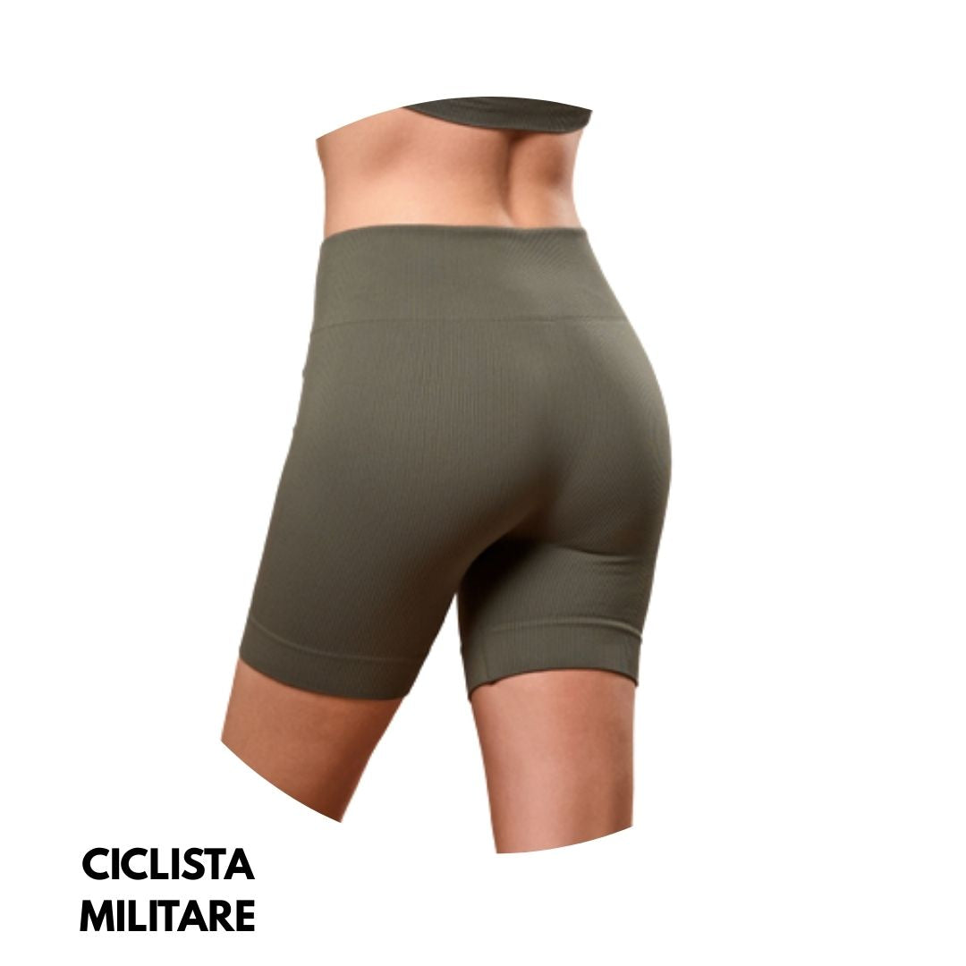 Pantaloncino Ciclista microfibra a costine