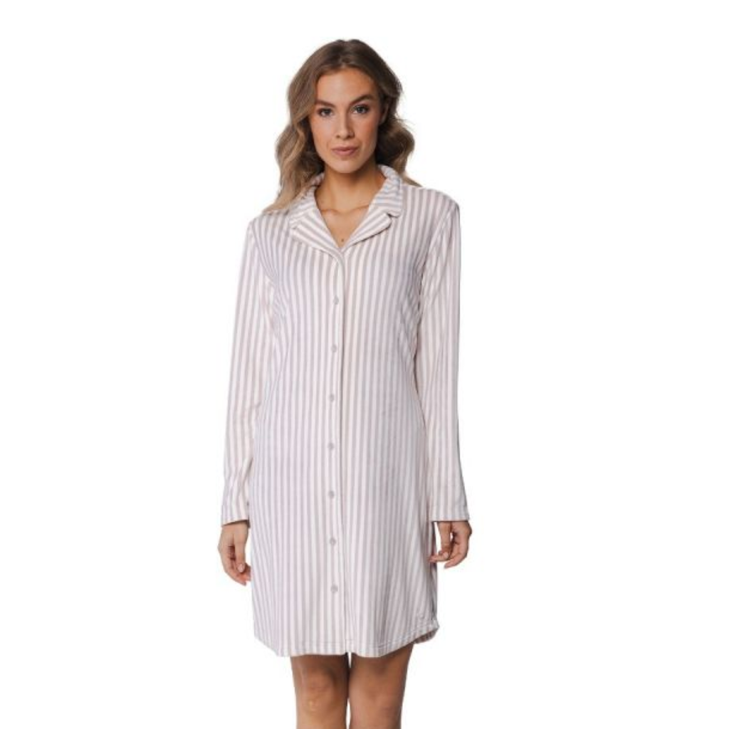 Camicia da notte pastunette donna m/l aperto