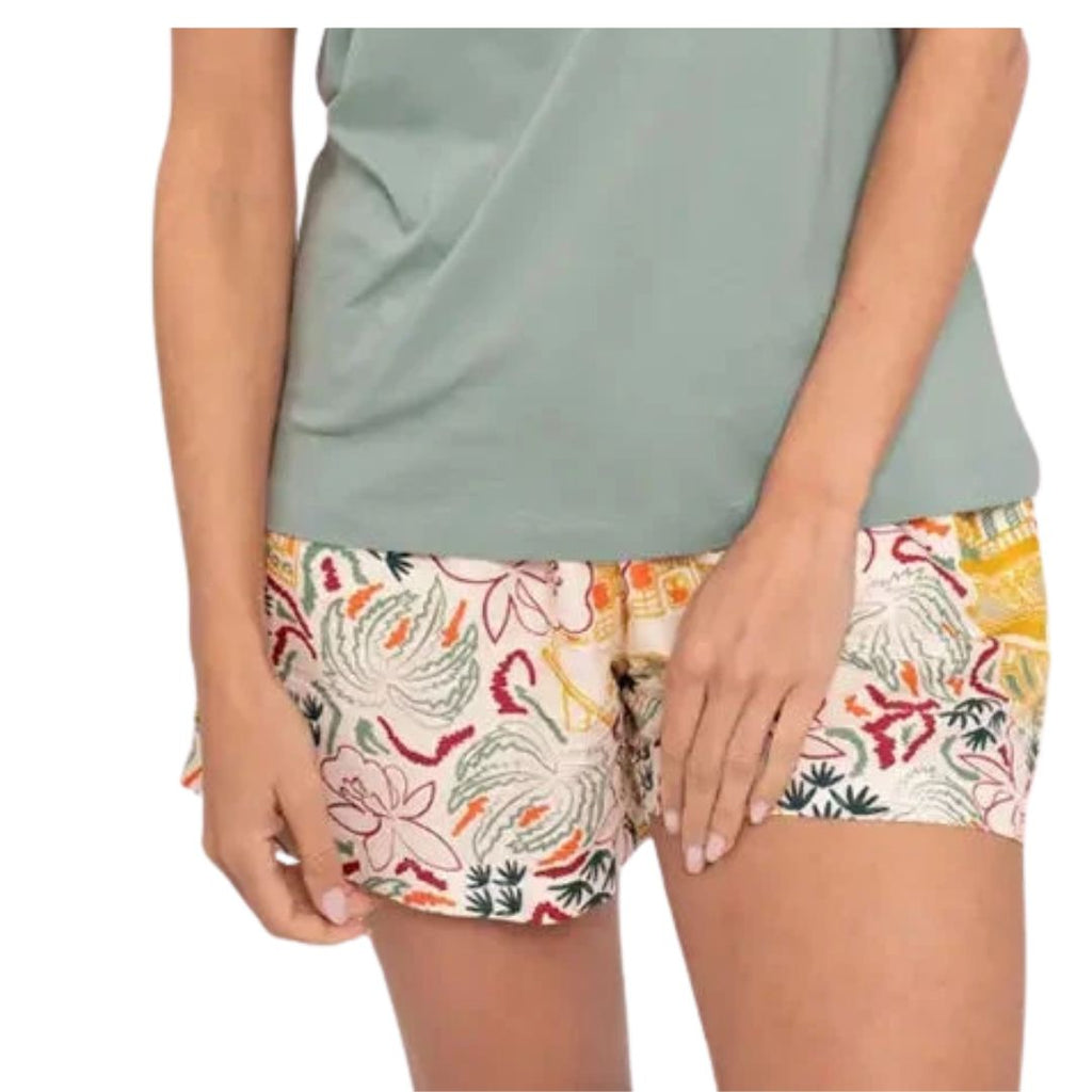 Pigiama DONNA mezza manica colore verdino