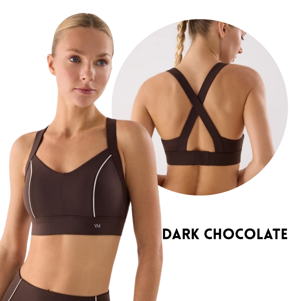 Reggiseno Sportivo YM Piping Contrast – Coppe Fisse Traspiranti