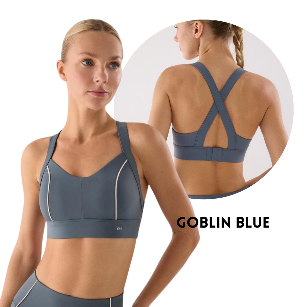 Reggiseno Sportivo YM Piping Contrast – Coppe Fisse Traspiranti