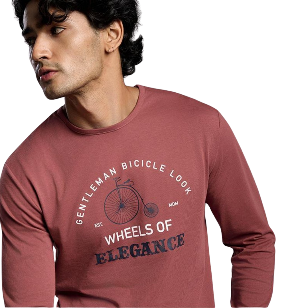Pigiama Uomo in Puro Cotone "Wheels of Elegance"