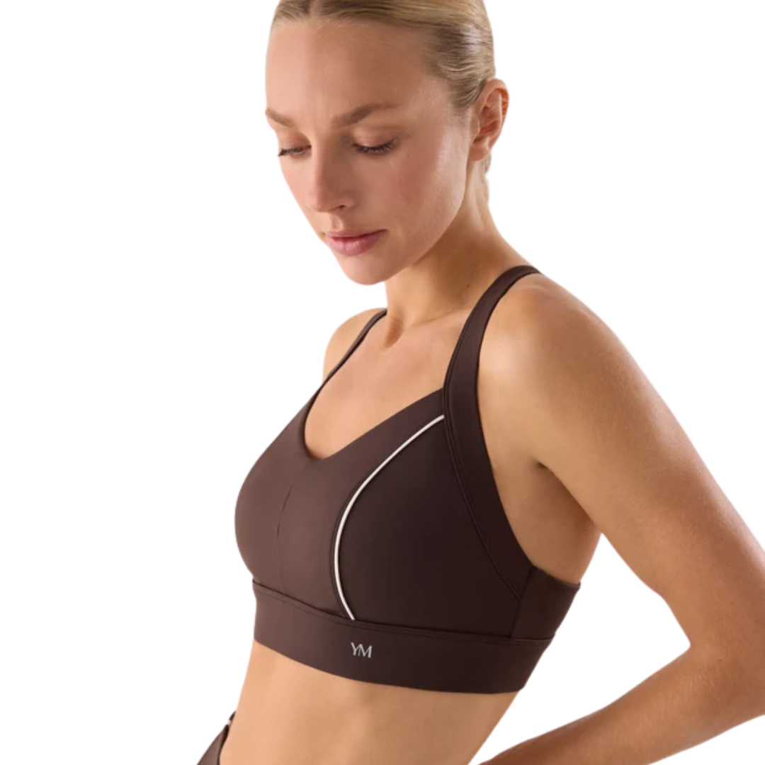 Reggiseno Sportivo YM Piping Contrast – Coppe Fisse Traspiranti