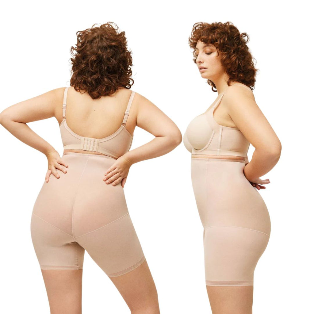 Guaina contenitiva alta con gambe seconda pelle