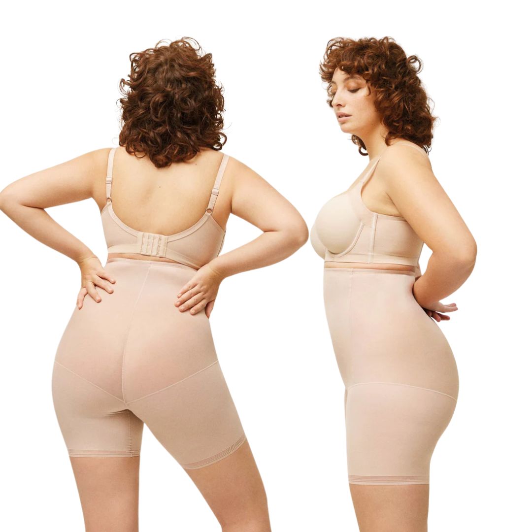 Guaina contenitiva alta con gambe seconda pelle