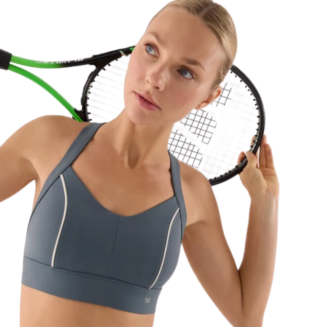 Reggiseno Sportivo YM Piping Contrast – Coppe Fisse Traspiranti