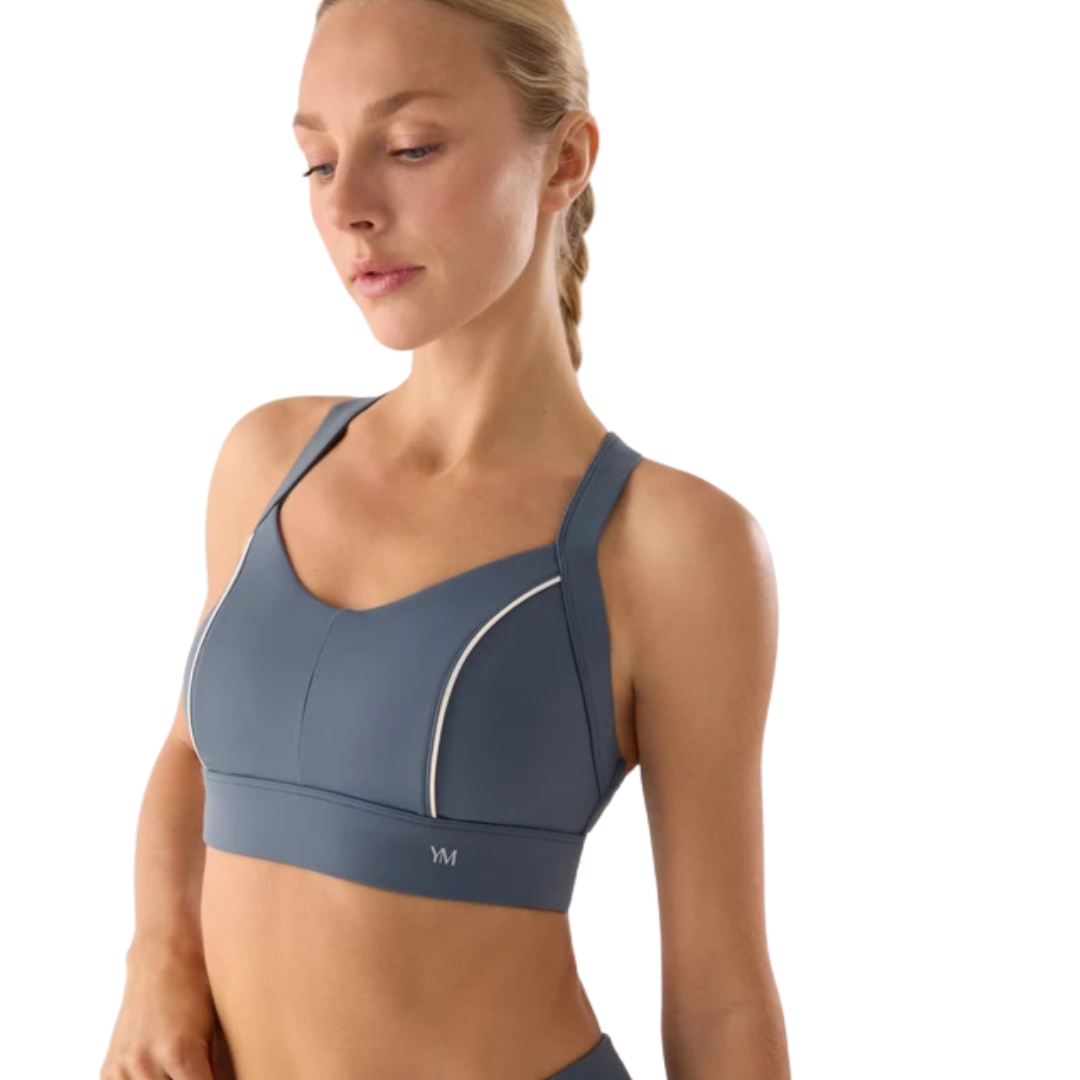Reggiseno Sportivo YM Piping Contrast – Coppe Fisse Traspiranti