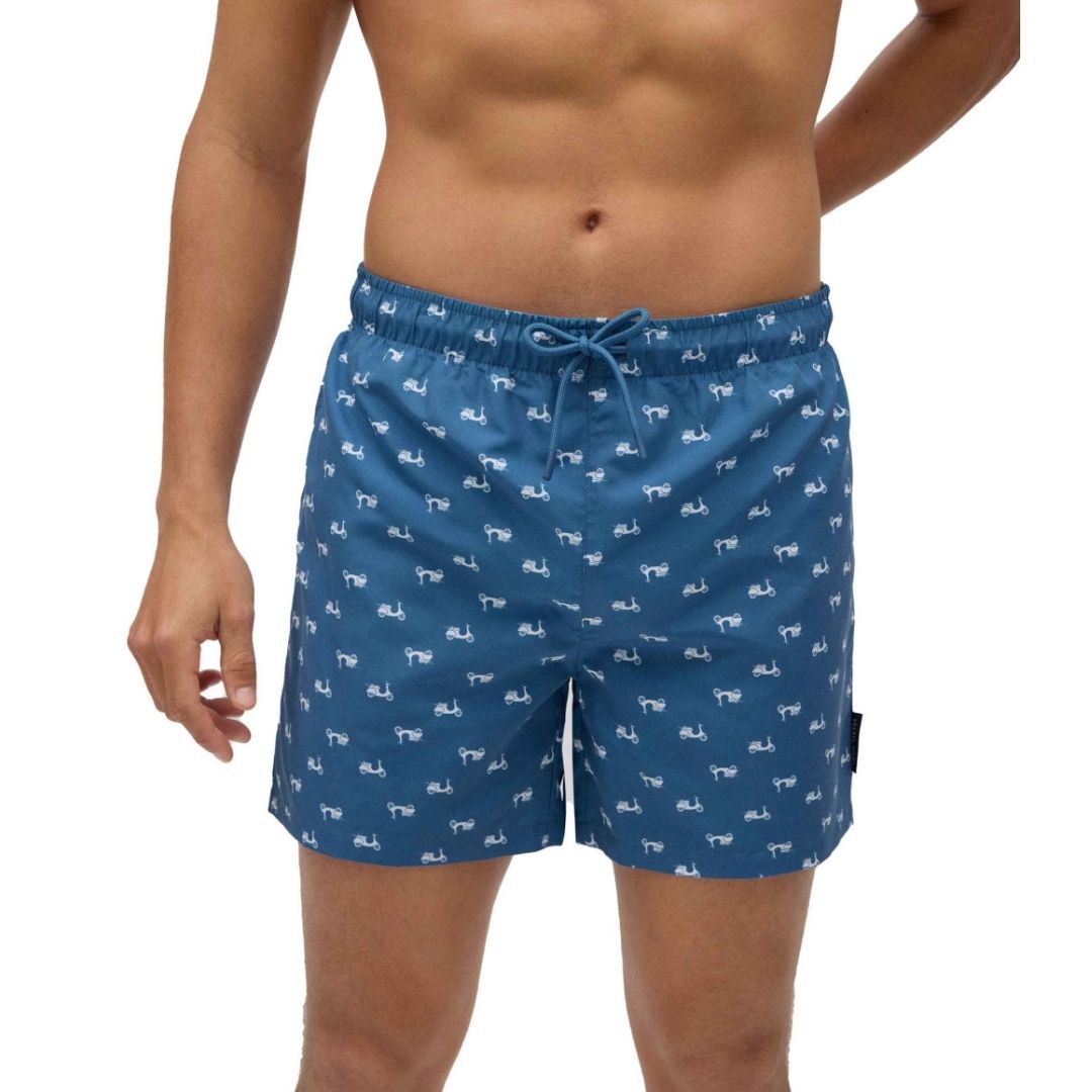 BOXER MARE UOMO AVIO CON DISEGNI MOTO-VESPA