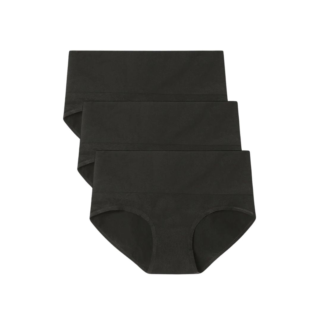 Slip a vita alta contenitivo con cuciture piatte e con effetto controllo ventre e vita