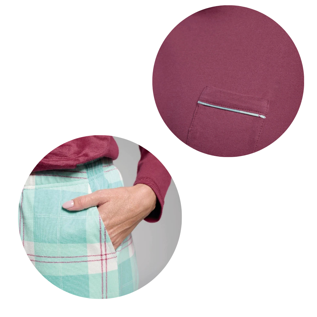 Pigiama in Caldo Cotone Donna – Stile Scozzese