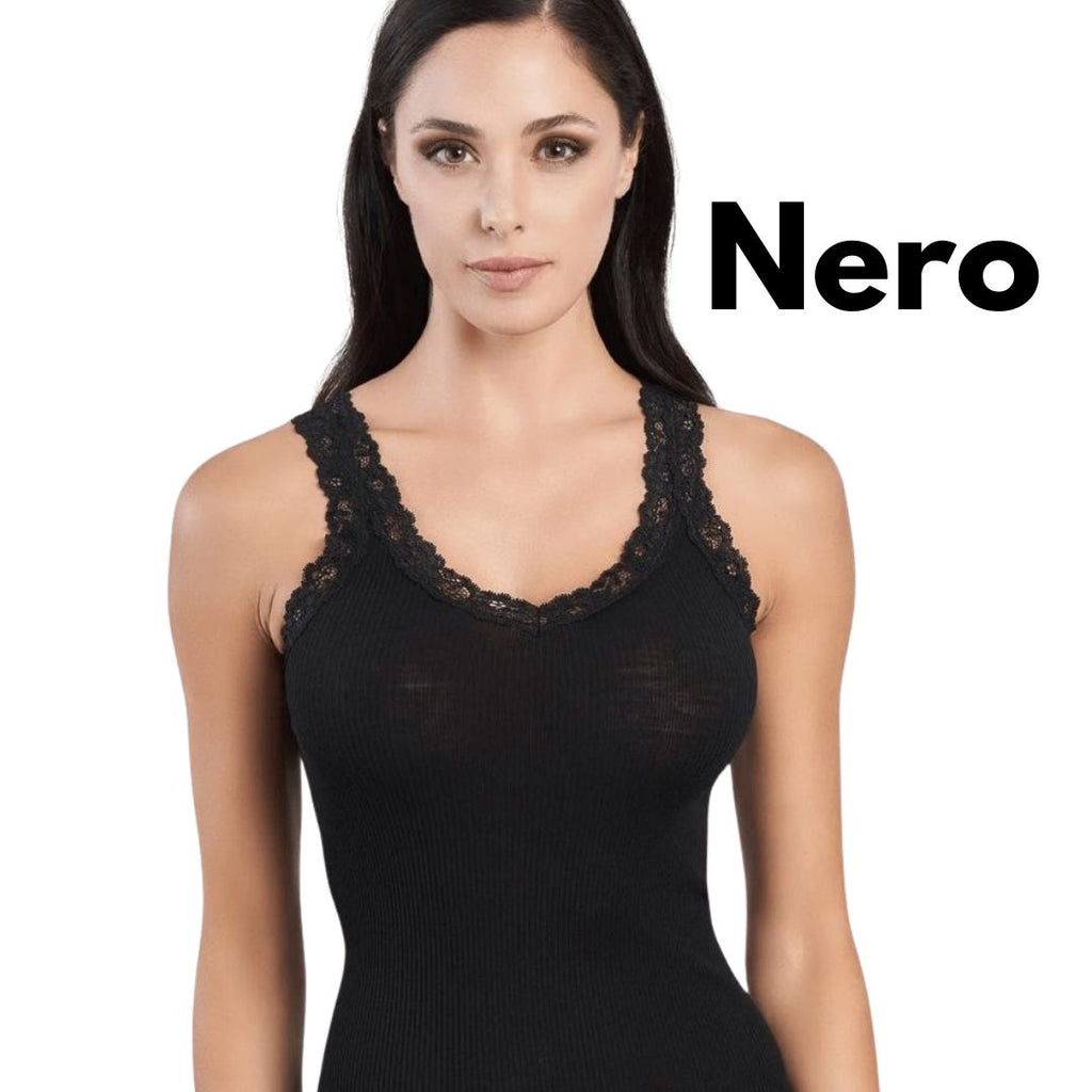 CANOTTE LANA E SETA PIZZO