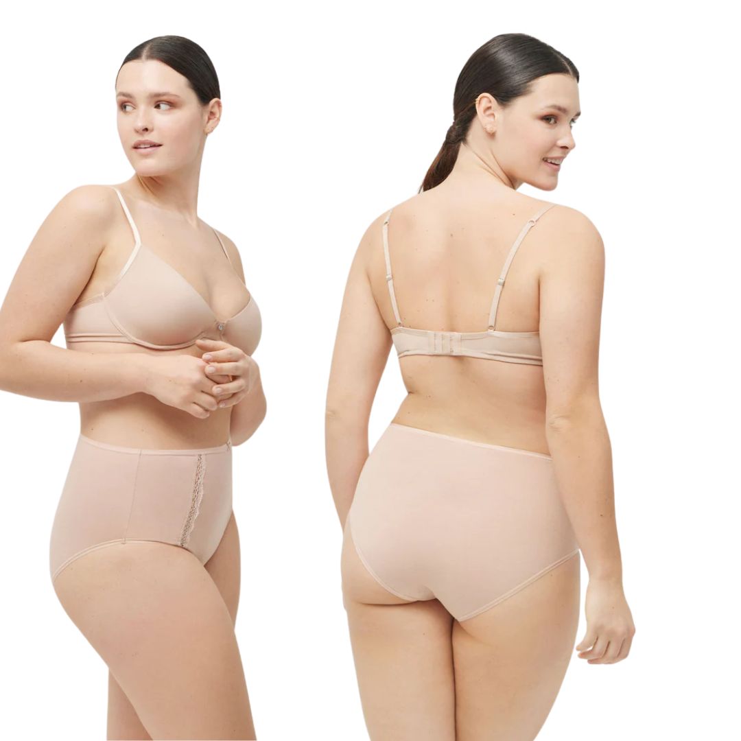 Slip Donna  maxi control  contenitivo basic cotone