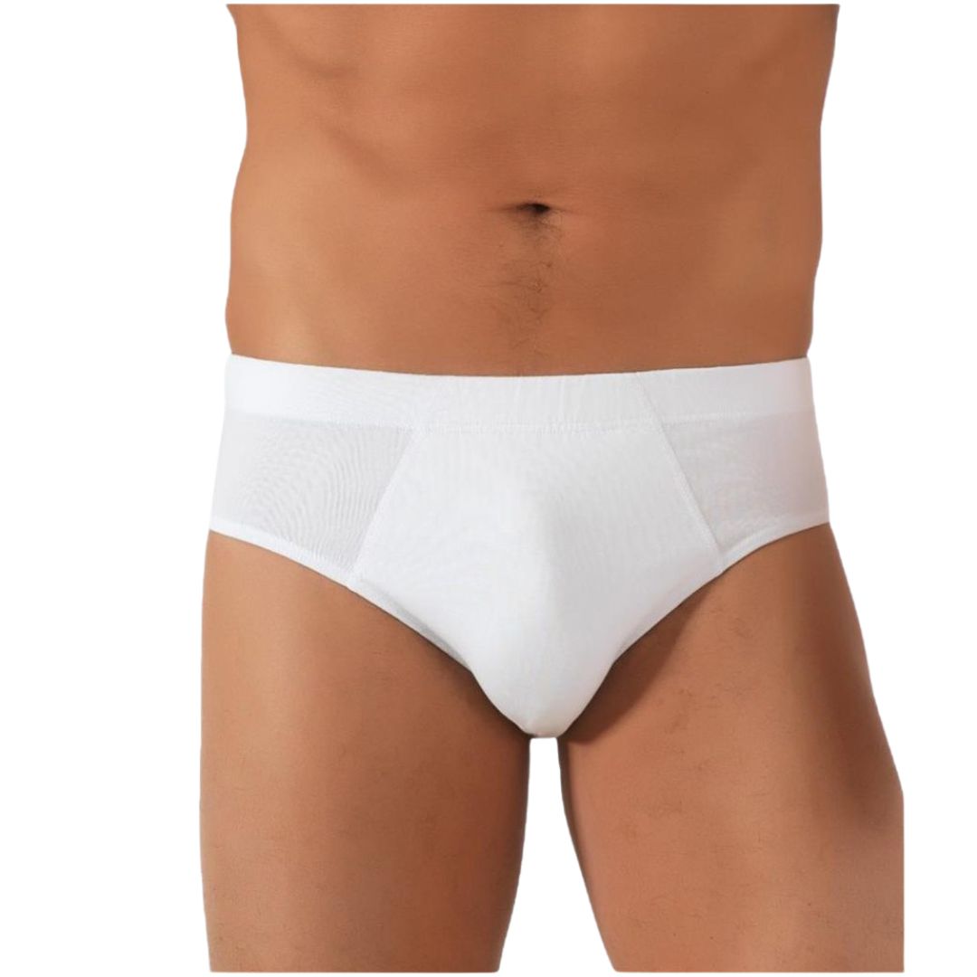 Slip Bianco Uomo Max Fender by Marlene  in cotone