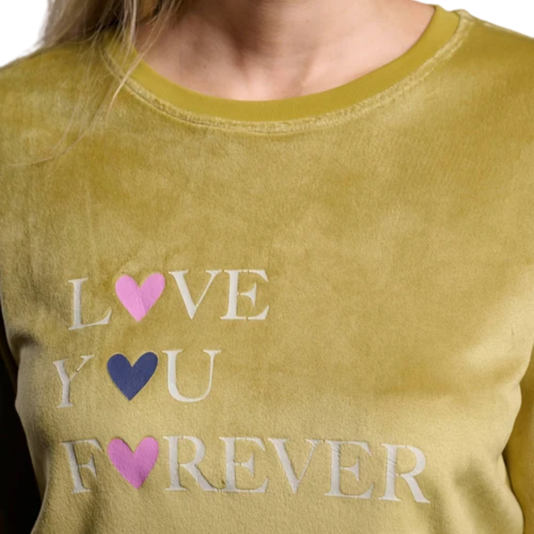 Pigiama in Ciniglia Donna "Love You Forever"