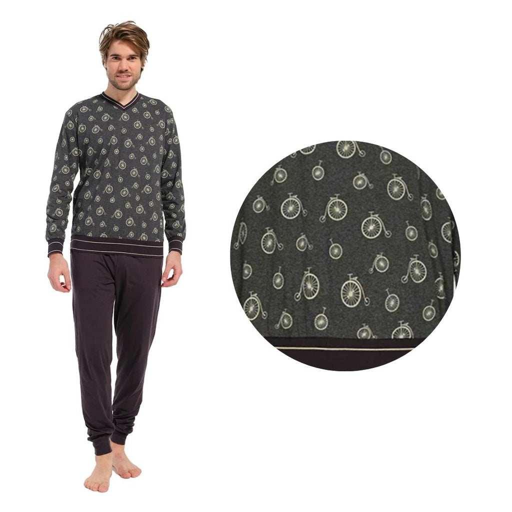 PIGIAMA manica lunga con DISEGNI BICI SULLA MAGLIA