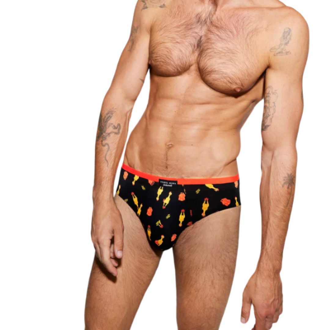 Slip Uomo Bi-Pack in cotone  con polli