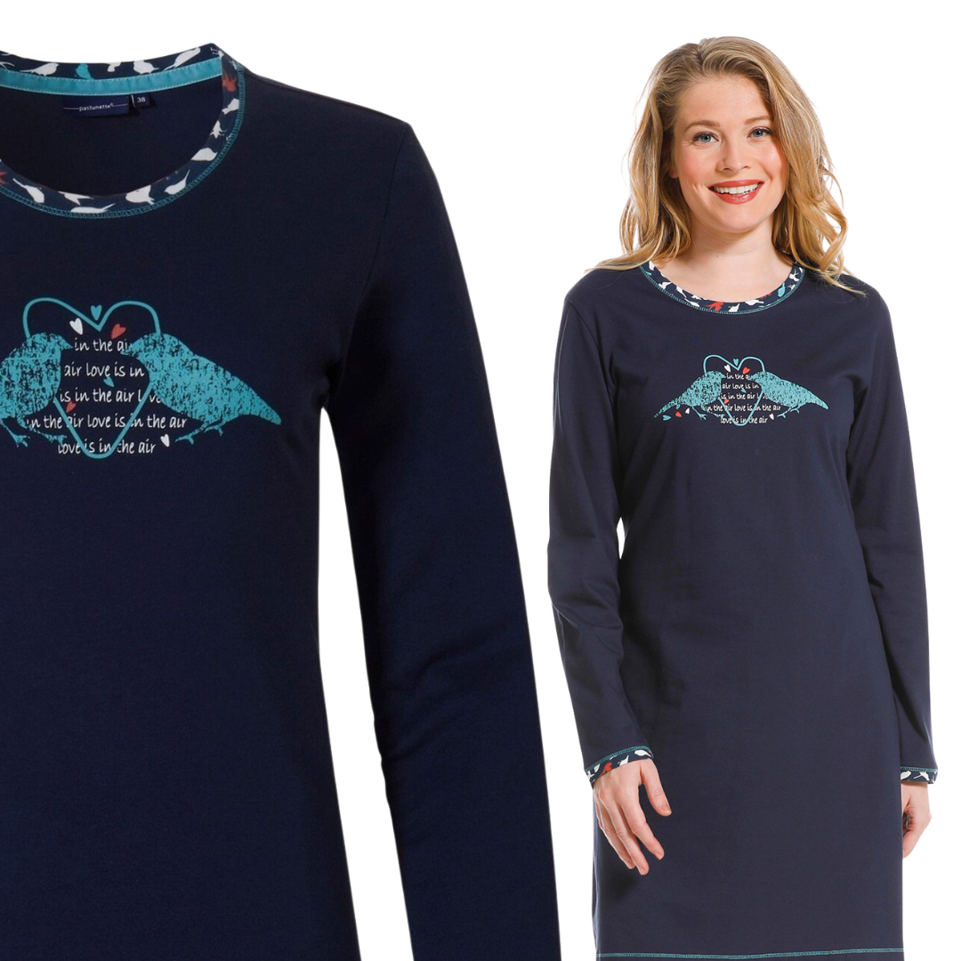 Camicia da notte  m/l Pastunette  UCCELLINI