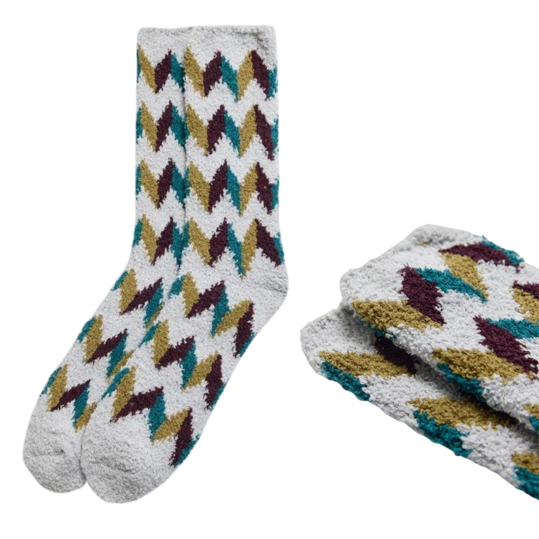 Calza Notte morbidosa  zig zag