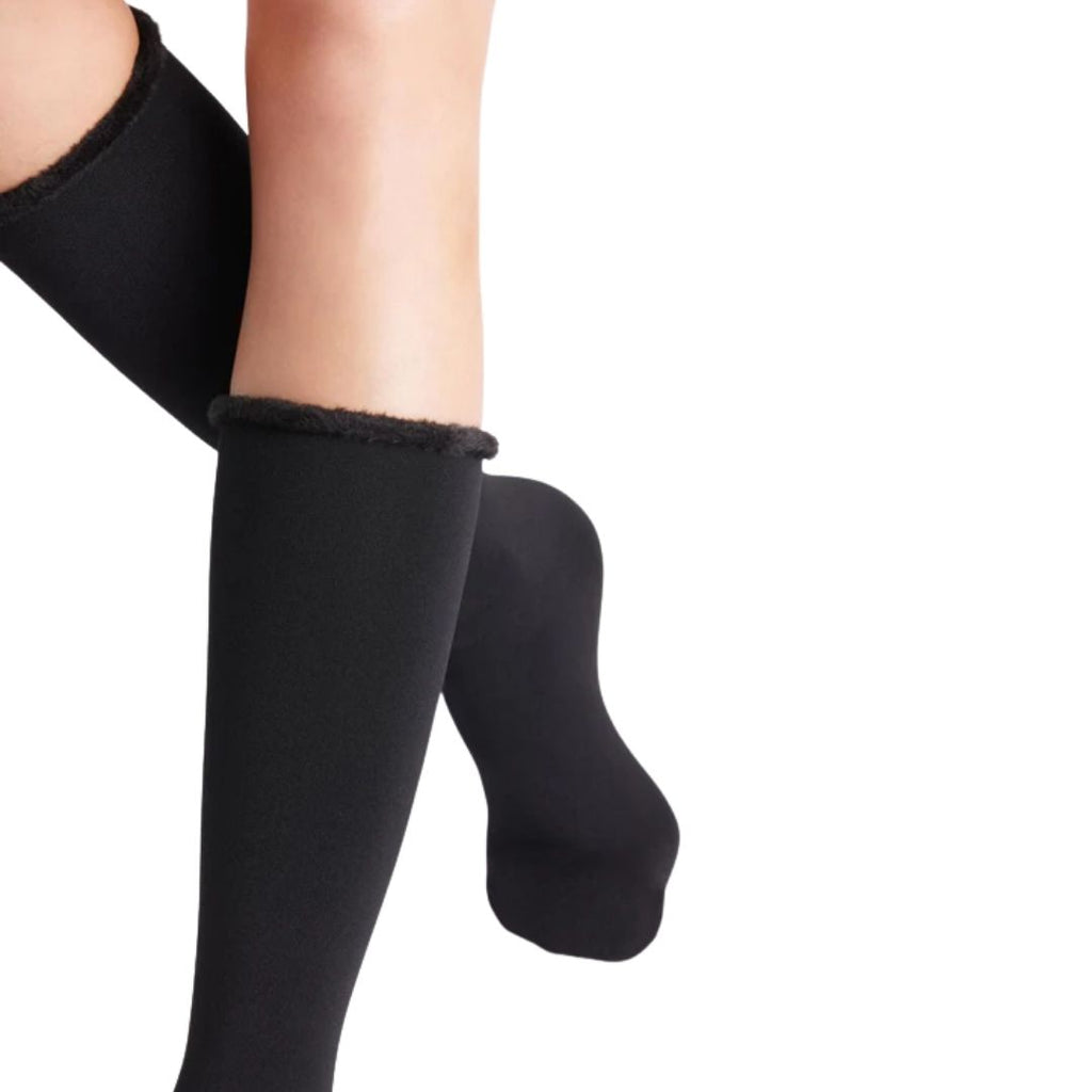 Gambaletto donna pelliccia 300 den